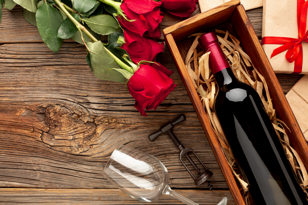 wino na prezent
