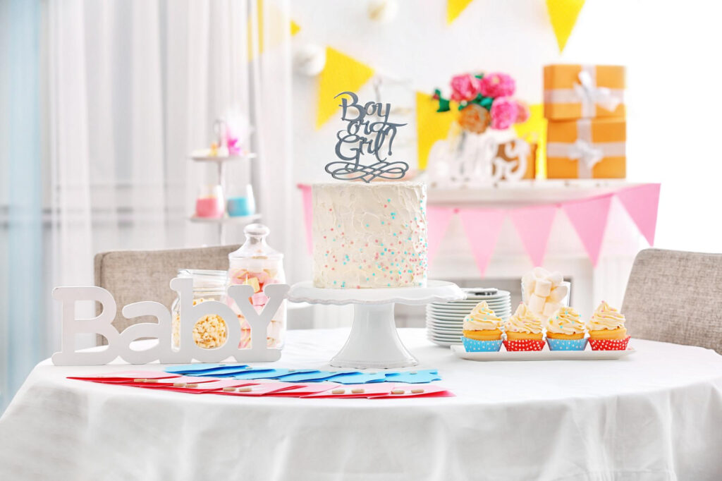 dekoracje na baby shower